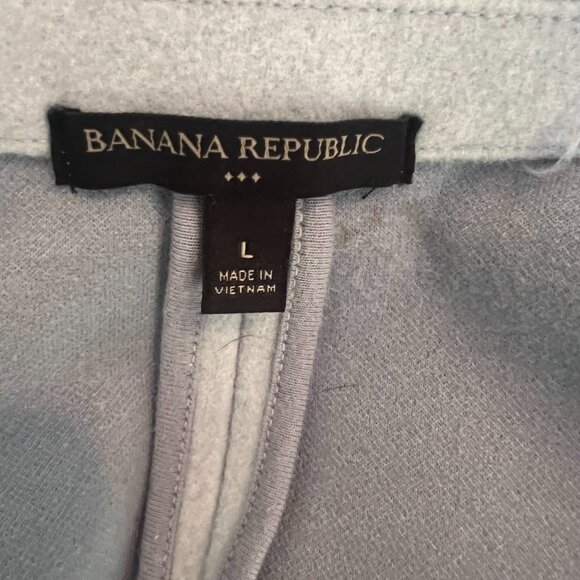 Banana Republic Light Blue Knit Open Blazer – Size L - Picture 8 of 10